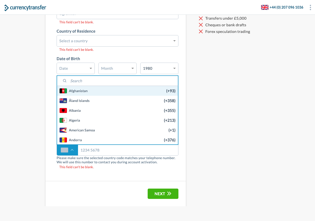 Desktop Chrome: styled dropdown with search